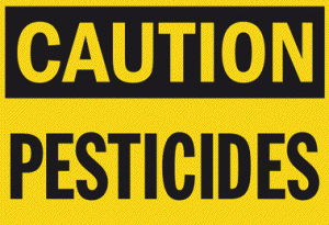 Caution pesticides